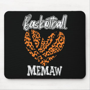 Bysketbyll Memaw Top Herz gestört Retro Cheeta Mousepad