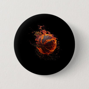 Bysketbyll mit Feuerwehrmannschaftstrainer Button