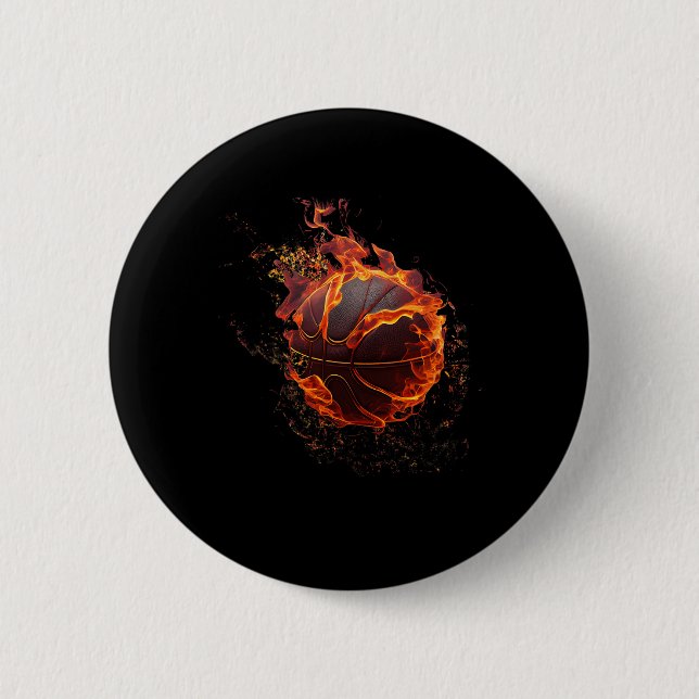 Bysketbyll mit Feuerwehrmannschaftstrainer Button (Vorderseite)