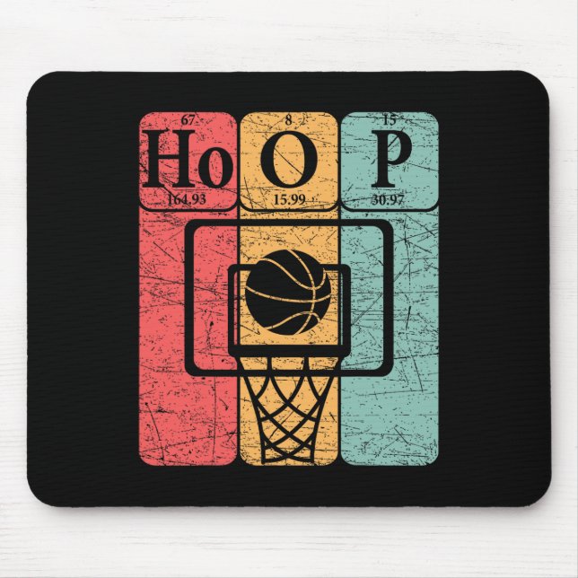 Bysketbyll Periodischer Nerd für Tabellenelemente Mousepad (Vorne)