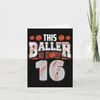 Bysketbyll Player 16 Jahre alter Junge Bysketbyll Karte