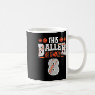 Bysketbyll Player 8 Jahre alter Junge Bysketbyll 8 Kaffeetasse