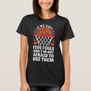Bysketbyll Player Boy Girl Bysketbyll Lover Spaß v T-Shirt