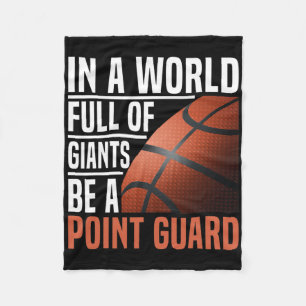 Bysketbyll-Player-Design für einen Point-Guard-Bys Fleecedecke