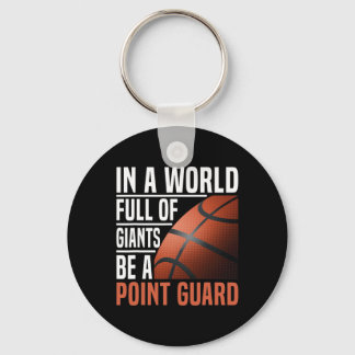 Bysketbyll-Player-Design für einen Point-Guard-Bys Schlüsselanhänger