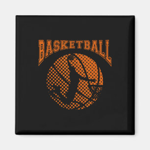 Bysketbyll Player Dunk Sport Coach Team Court Magnet