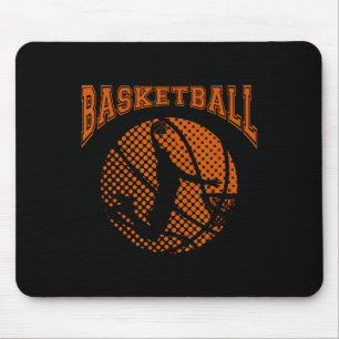 Bysketbyll Player Dunk Sport Coach Team Court Mousepad