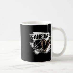 Bysketbyll Player Game Day Leopard Cheetah Bysketc Kaffeetasse