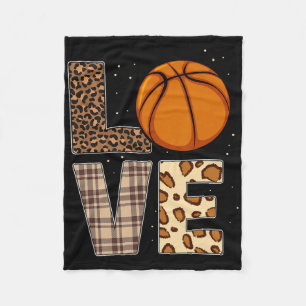 Bysketbyll Player Leopard Cheetah Bysketbyll Liebe Fleecedecke