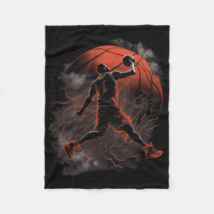 Bysketbyll Player T-Shirt für Damen Fleecedecke