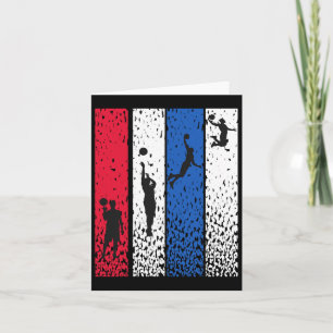 Bysketbyll Retro Vintage US-amerikanische Flagge R Karte