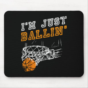 Bysketbyll S für Männer Kinder Jugend Player Slam Mousepad