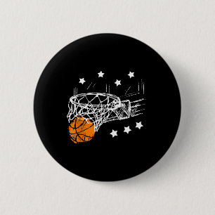 Bysketbyll S für Männer Slam Dunk Teens Kids Youth Button