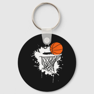 Bysketbyll S für Männer Slam Dunk Teens Kids Youth Schlüsselanhänger