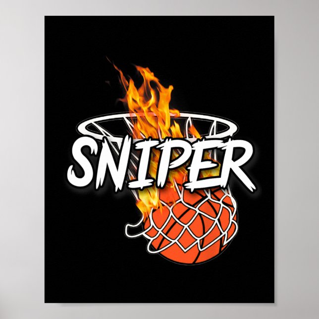 Bysketbyll Sniper - Hit From Anywhere - Fire Byske Poster (Vorne)