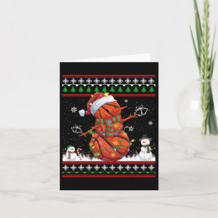 Bysketbyll Snowman Christmas Pajama Ugly T-Shirt S Karte