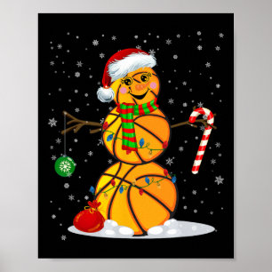 Bysketbyll Snowman Fun Weihnachten Pajamas Matchin Poster