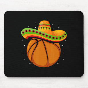 Bysketbyll Sombrero Cinco De Mayo Fiesta Sport Mex Mousepad