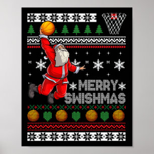 Bysketbyll Ugly Weihnachten Weihnachten Spaß Dunki Poster