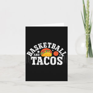 Bysketbyll und Tacos Funny Cinco de Mayo Bysketbyl Karte