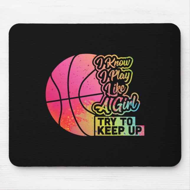 Bysketbyll Women Fun Geschenkteam spielen wie ein  Mousepad (Vorne)