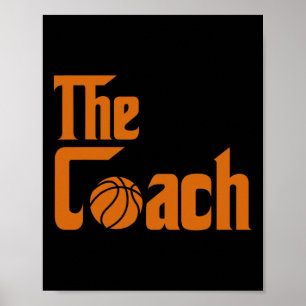 Bysketbyller Sportspieler - Trainer Poster