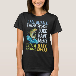 Byss Fishing Angling Sport Schwarz Byss Fisch  T-Shirt