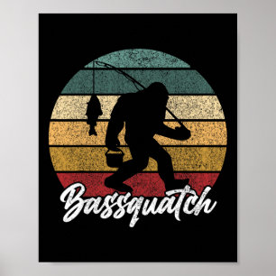 Byssquatch! Byss Fischer Sasquatch Lustig Bigfoot Poster