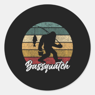Byssquatch! Byss Fischer Sasquatch Lustig Bigfoot Runder Aufkleber