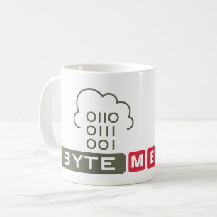 BYTE ME - PROGRAMMIERENDER NERD KAFFEETASSE