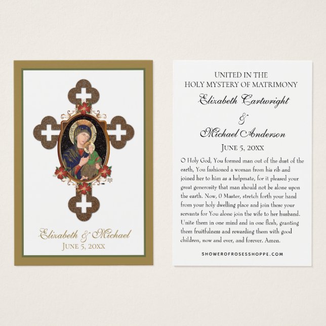 Byzantinisch-orthodoxe Osterreich Hochzeit Heilige (Vorne & Hinten)