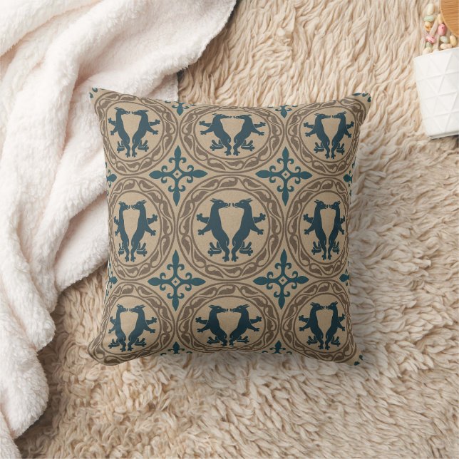 Byzantinische Bestien Throw Kissen (Decke)