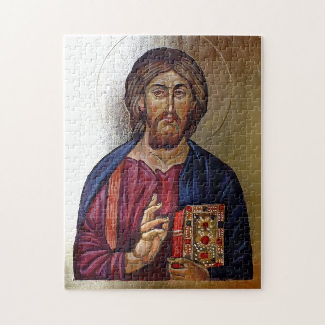 Byzantinische Ikone von Christus Pantocrator (Vertikal)