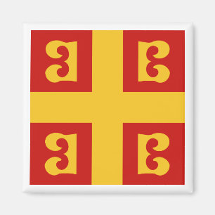 Byzantinische kaiserliche Fahne, 14. Jahrhundert Magnet