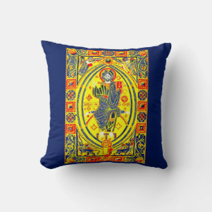 Byzantinische Volkskunst Jesus Kissen