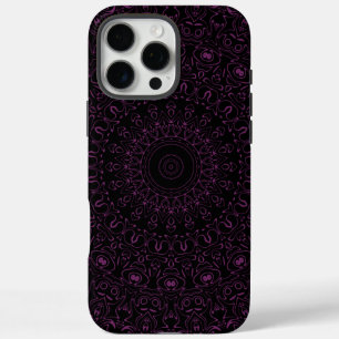 Byzantinischer Purpur-Mandala mit komplizierter Sy iPhone 16 Pro Max Hülle