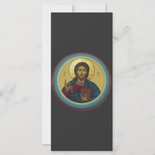 Byzantinisches Christus Pantokrator Rundmosaik Kun