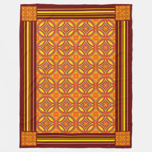 Byzantinisches Muster Fleecedecke