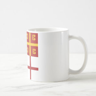 Byzantinisches Reich-Flagge Kaffeetasse