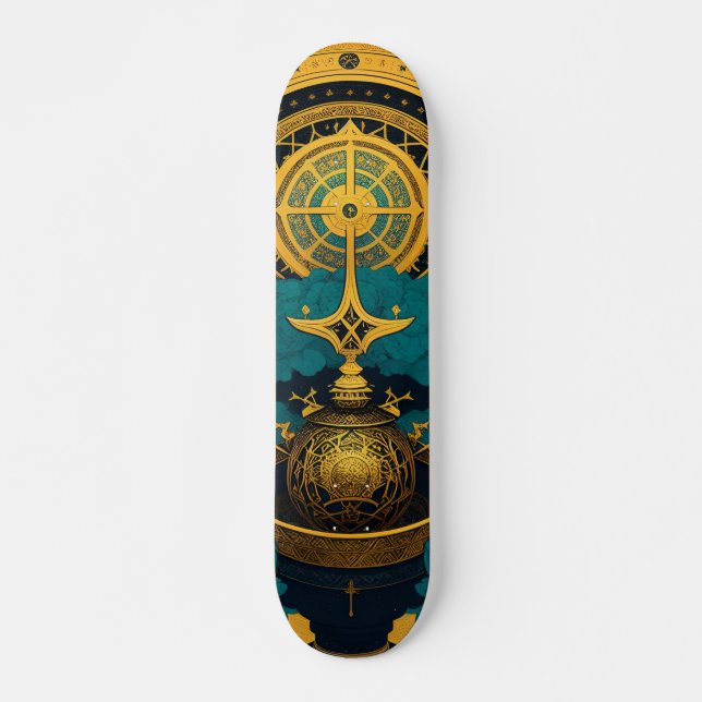 BZ Heiliger Gral Busted 7 3/4" Skateboard Deck (Vorne)