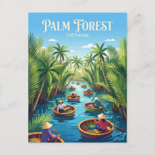 Cẩm Thanh Nipa-Palmenwald Vietnam Postkarte