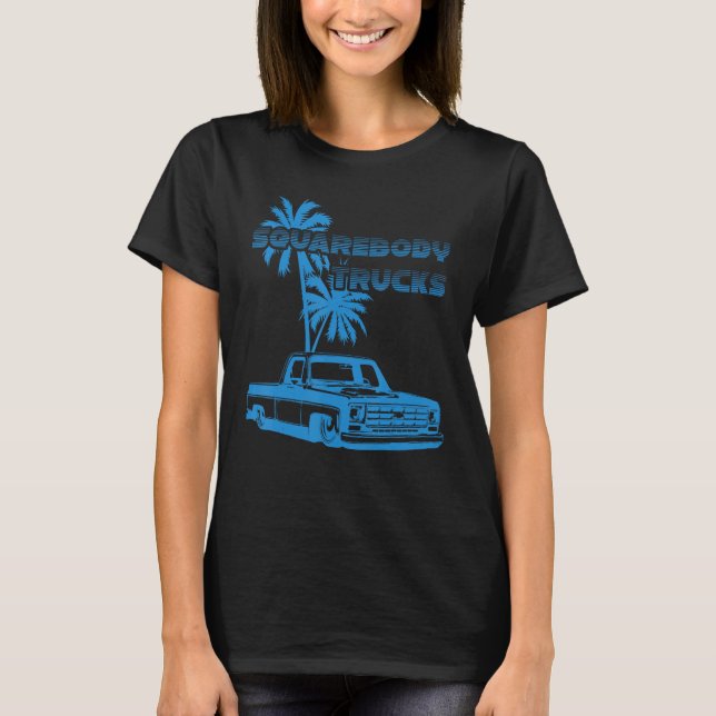 C10,Jimmy,slammed,Squarebody Truck,Vorstadt,Blazer T-Shirt (Vorderseite)