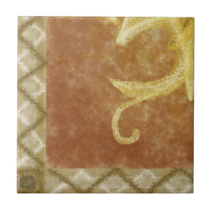 C1 - Sunface Wandgemälde, erreichen links - C1 Fliese