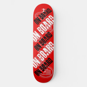 C2B: AN BORD 8 1/2" RED Skateboard Deck