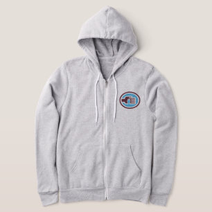 C2B : Sweat - shirt à capuche zip-D à manches long