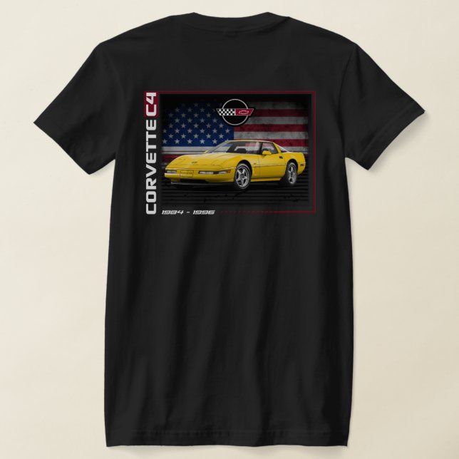 C4 Corvette - T-shirt femme à 2 faces (Couchage Retour)