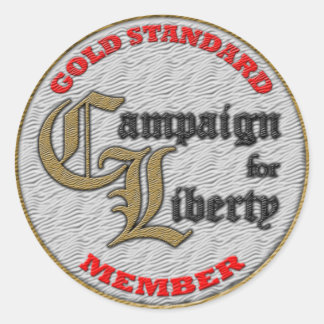 C4L Gold Standard Mitgliedsticker! Runder Aufkleber