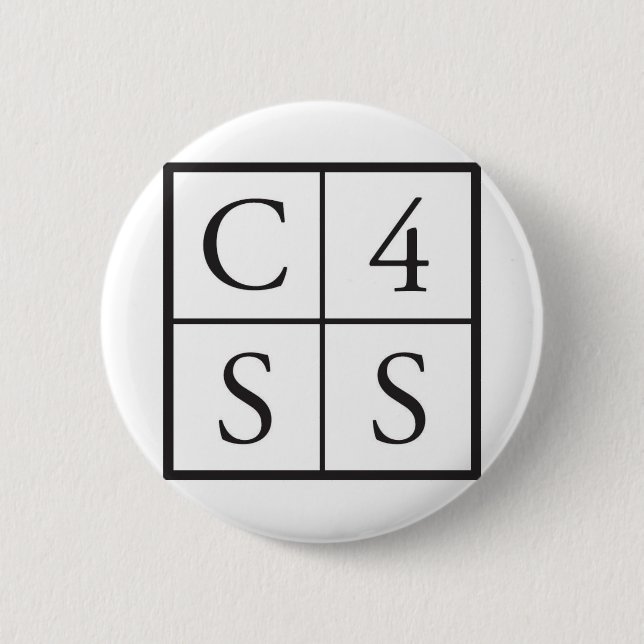 C4SS quadriert Button (Vorderseite)