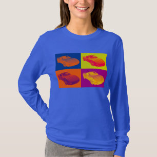 C5 Korvette konvertierbare Muskel-Auto-Pop-Kunst T-Shirt
