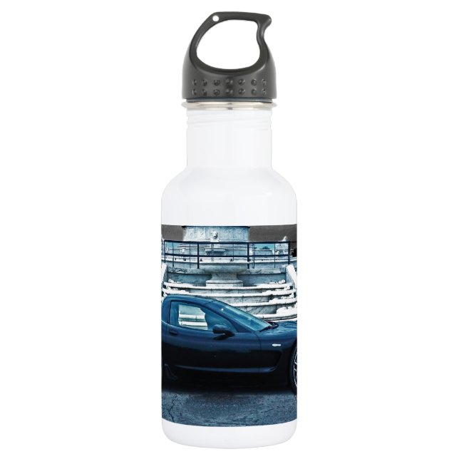C5 ZO6 KORVETTE AUF SCHÖNHEITS-INSEL TRINKFLASCHE (Vorderseite)